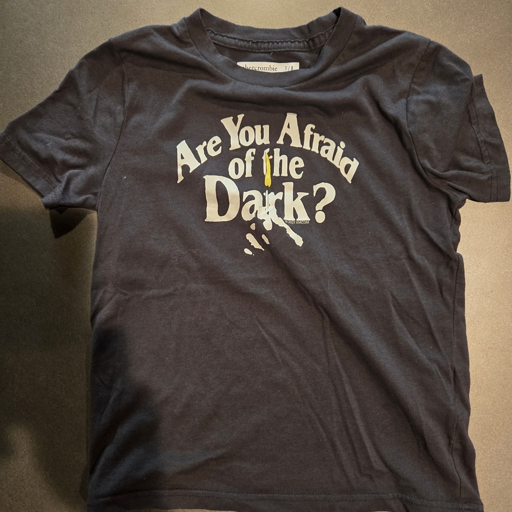 Abercrombie Kids Dark Gray Graphic Tee